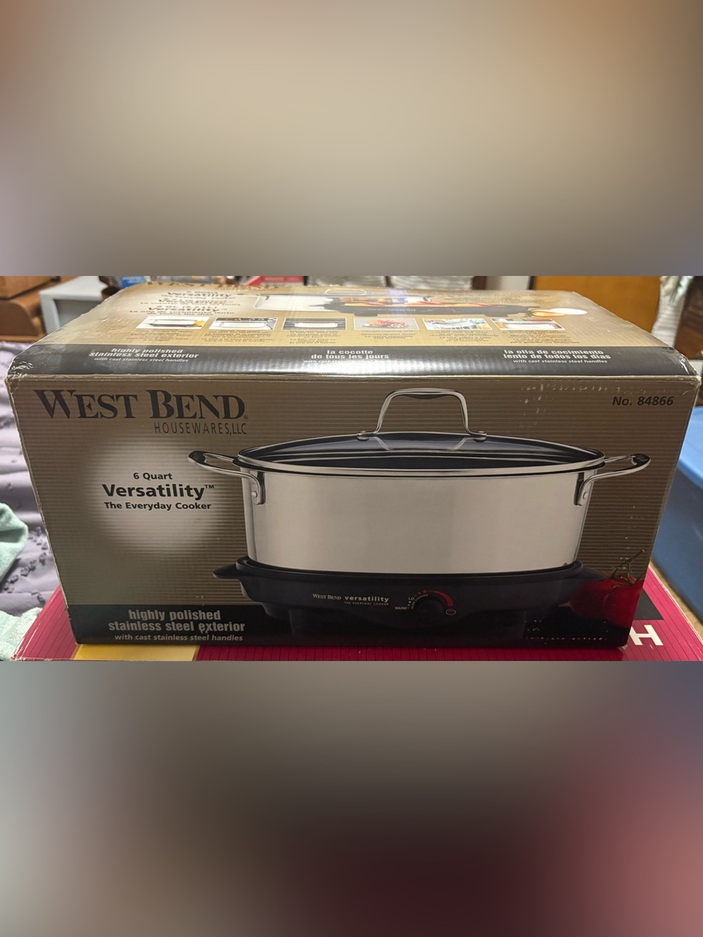 Vintage West Bend 6Qt Versatility Slow Cooker/Griddle